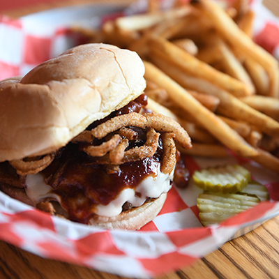 Country Road - Burger and Fries