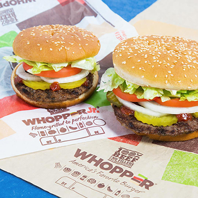 BK Whopper Bar - 2 whoppers